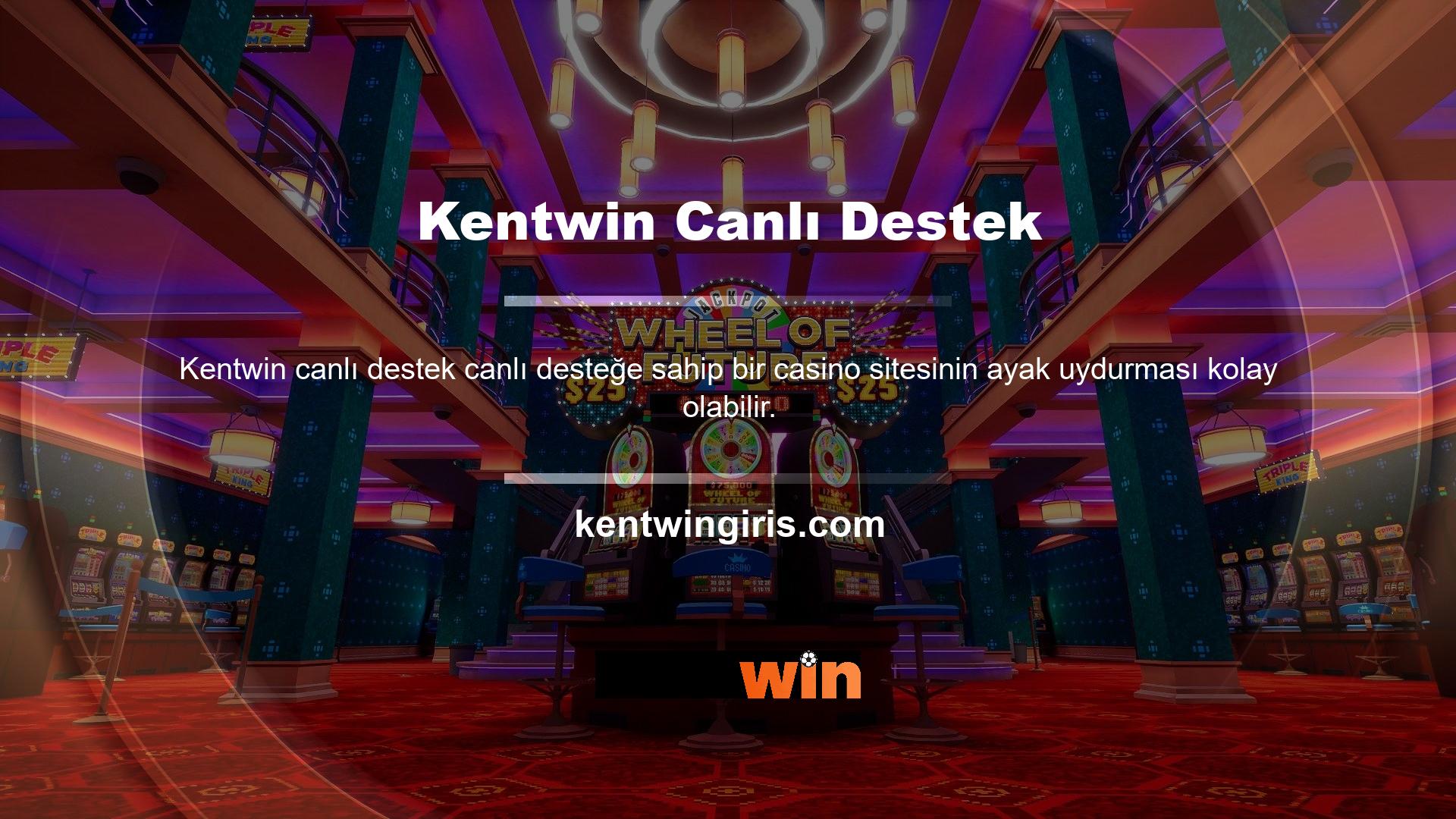 Casino oyuncuları, bu hizmetleri kullandıklarında sahip oldukları herhangi bir sorunla hızlı yardım alabilirler